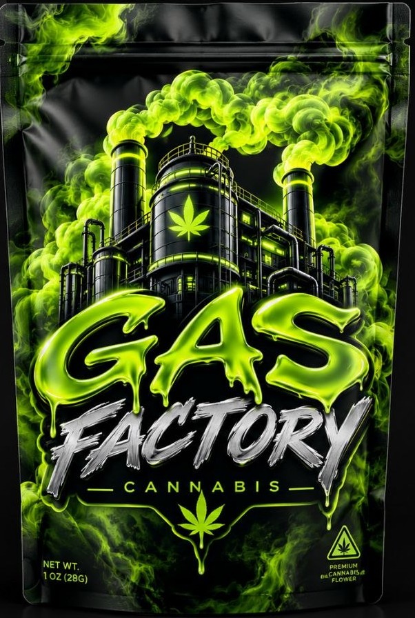 Gas Factory Cannabis package front